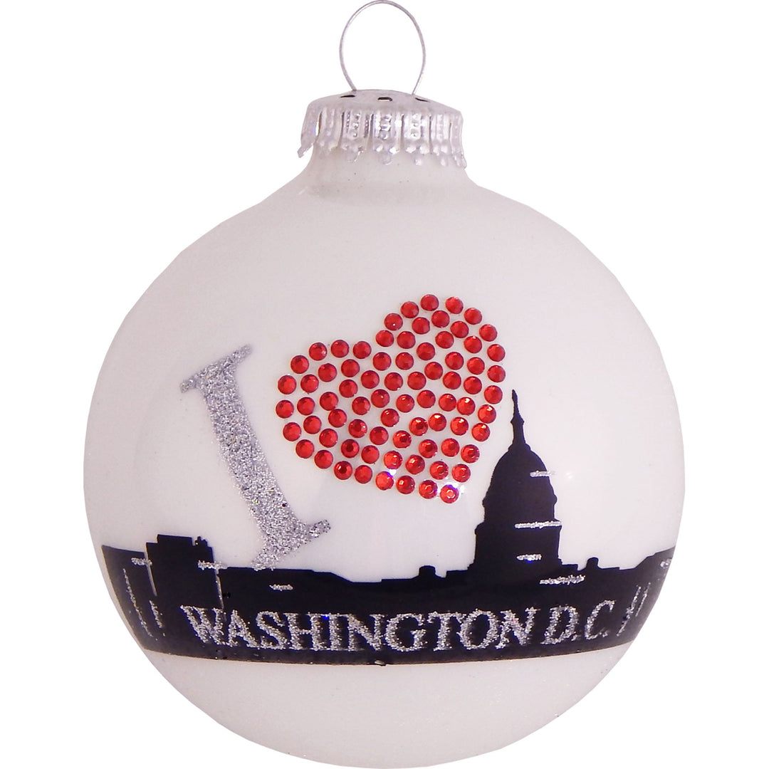 City Skyline Glass Ornaments