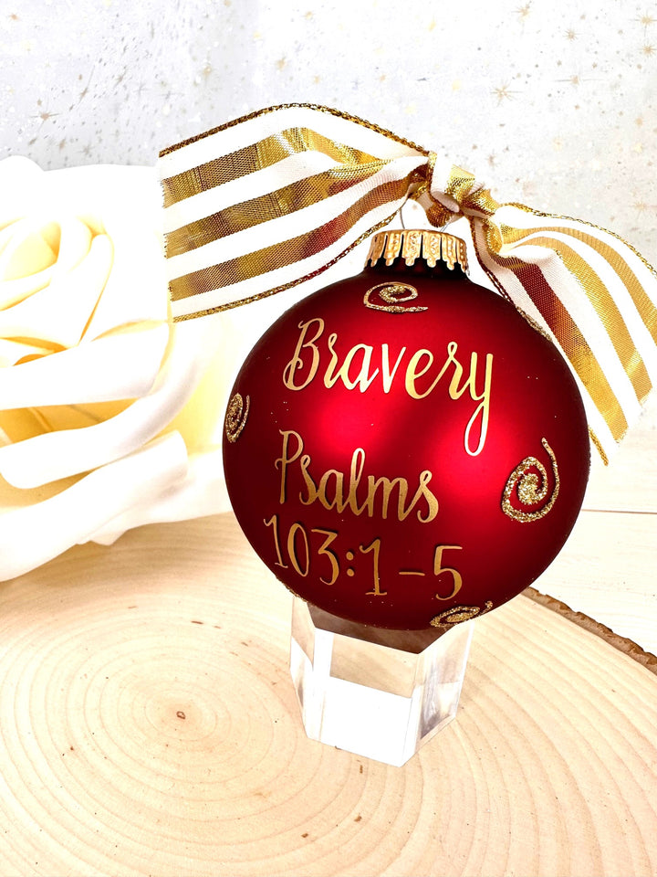3 1/4" Collectable Bible Hero Glass Ornament Made in USA | Hugs Special Occasions Keepsake Gifts |  (Bible Hero David)