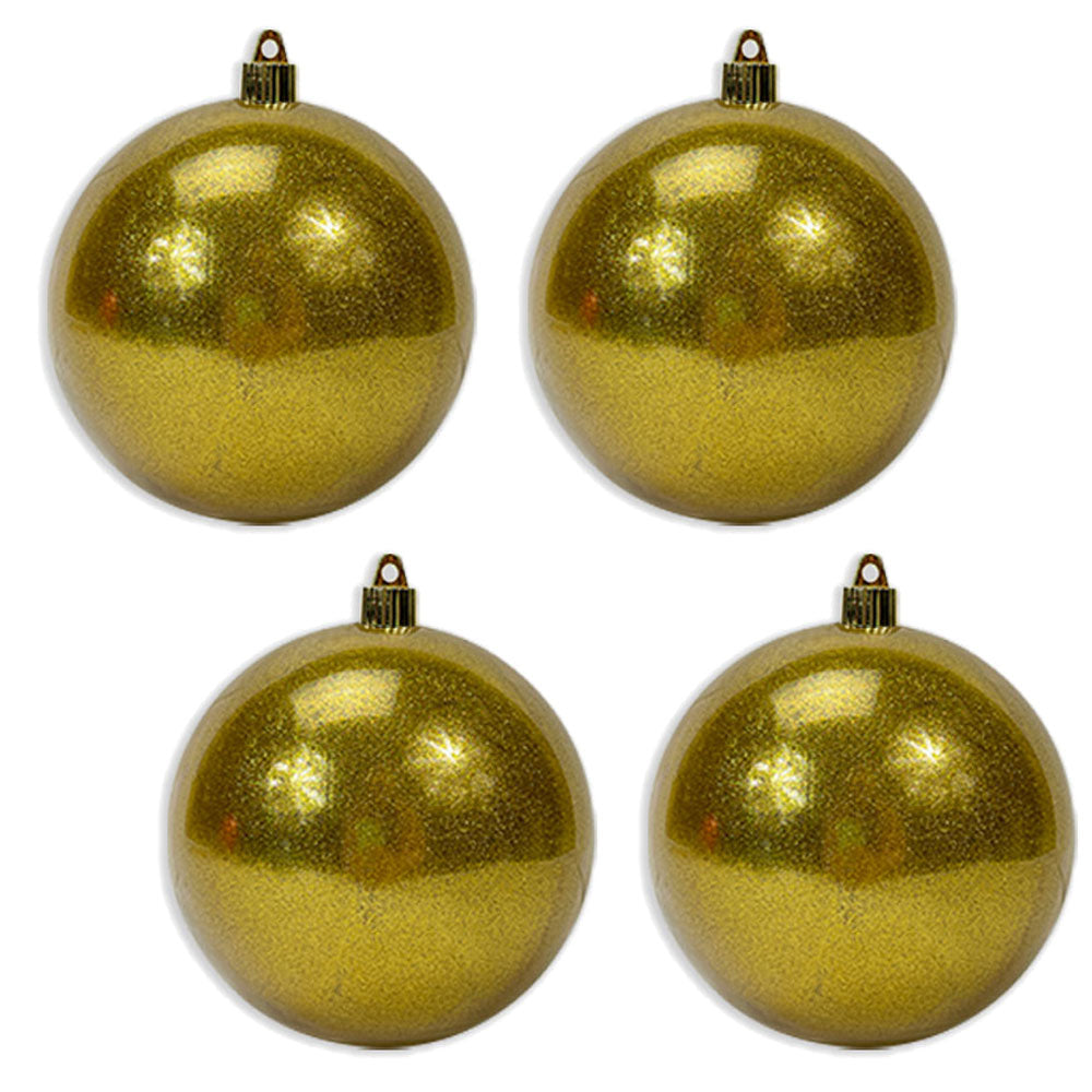 Christmas By Krebs Ornament, Commercial Grade Indoor and Outdoor Shatterproof Plastic, Water Resistant Ball Ornament Decorations
