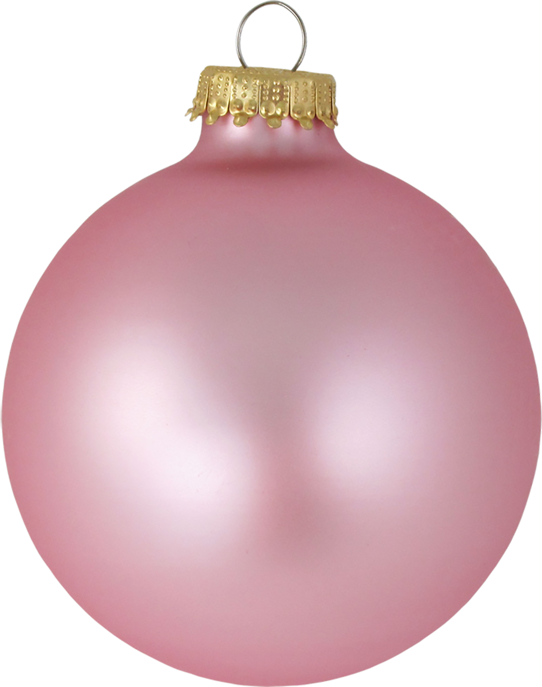 Glass Christmas Tree Ornaments - 67mm / 2.63" [8 Pieces] Designer Balls from Christmas By Krebs Seamless Hanging Holiday Decor (Velvet Tickled Pink)