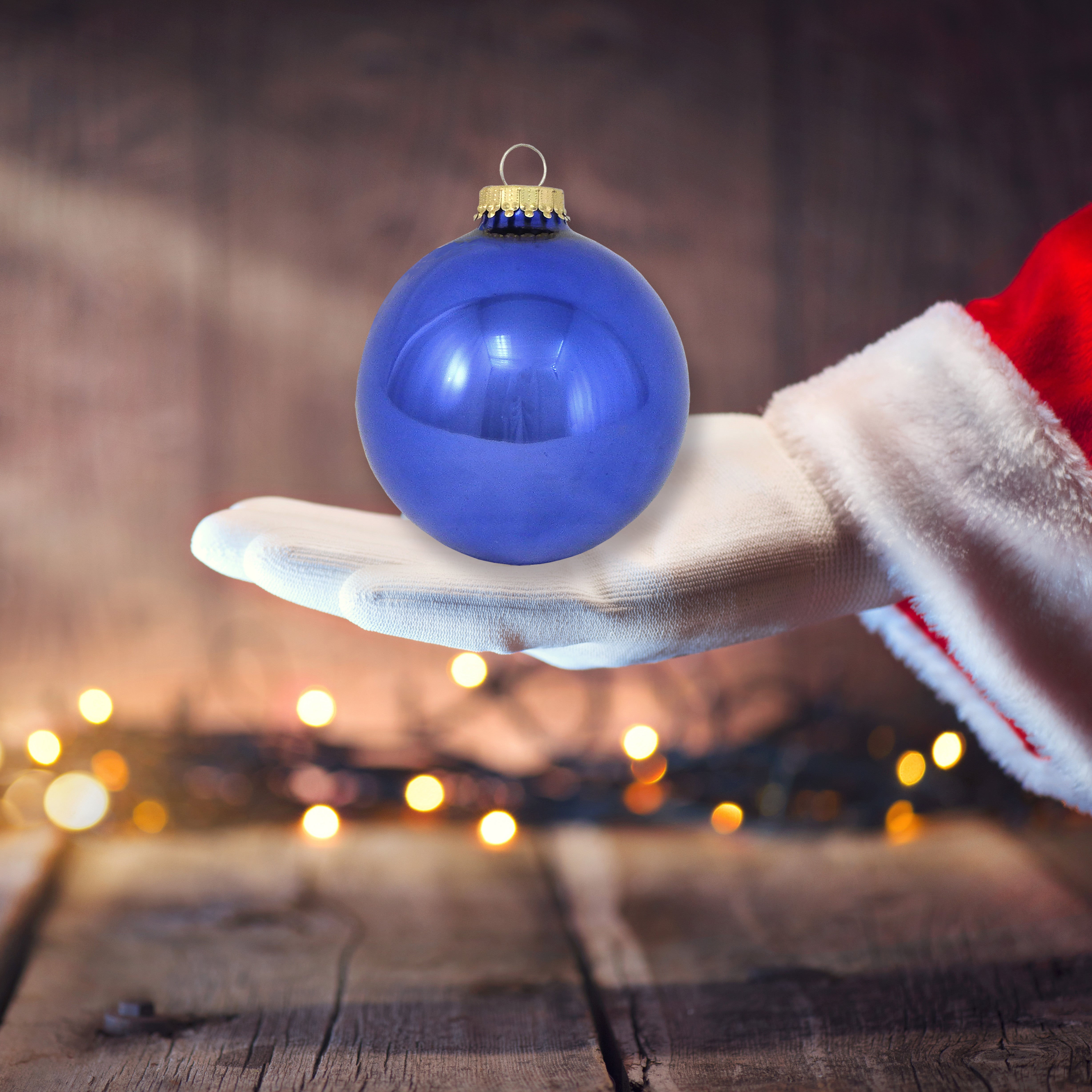 Glass Christmas Tree Ornaments - 80mm / 3.25