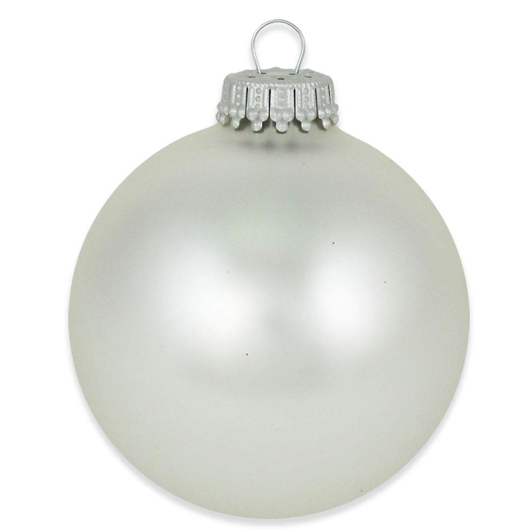 Christmas Tree Ornaments - Military Glass Balls from Christmas by Krebs - Handmade Seamless Hanging Holiday Decorations for Trees (67mm/2.625" Blue and Silver Space Force-USSF Variety Set of 12)