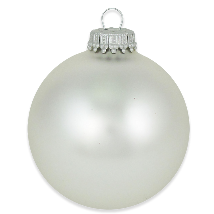 Christmas Tree Ornaments - Military Glass Balls from Christmas by Krebs - Handmade Seamless Hanging Holiday Decorations for Trees (67mm/2.625" Blue and Silver Space Force-USSF Variety Set of 12)