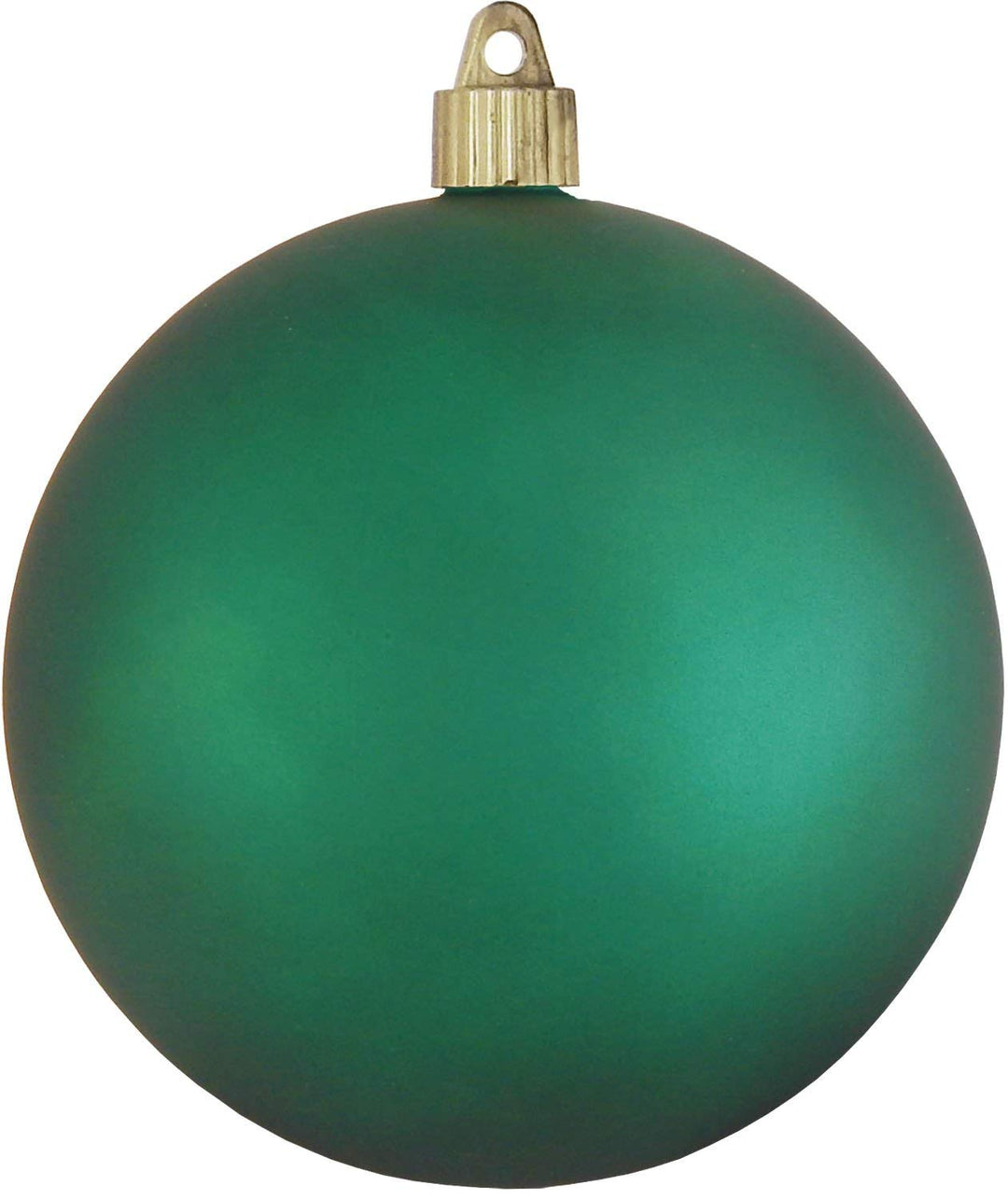 Christmas By Krebs Ornament, Large Commercial Grade Indoor and Outdoor Shatterproof Plastic, UV and Water Resistant Ball Ornament Decorations (Velvet Shamrock Green, 4 3/4 inch (120mm))