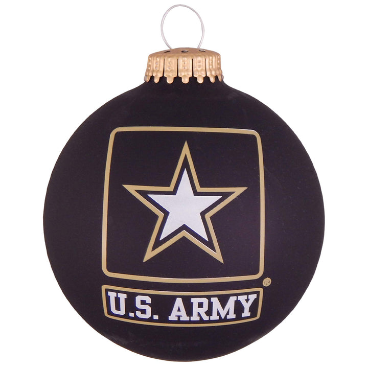 Christmas Tree Ornaments Made in the USA - 80mm / 3.25" Decorated Collectible Glass Balls from Christmas by Krebs - Handmade Hanging Holiday Decorations for Trees