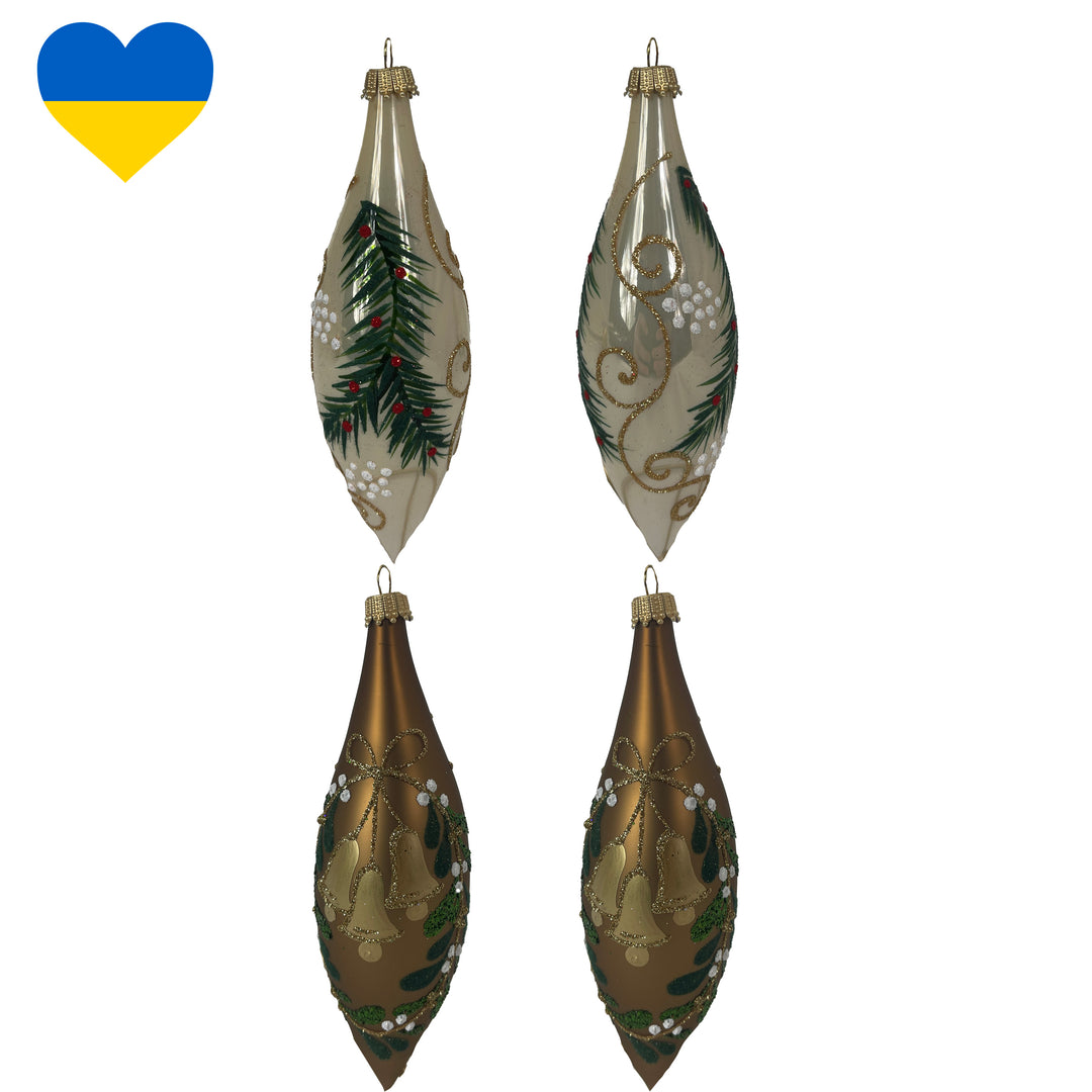 Christmas by Krebs Glass Ukrainian Figurines