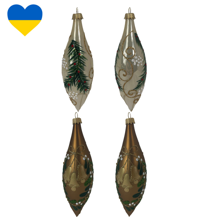 Christmas by Krebs Glass Ukrainian Figurines