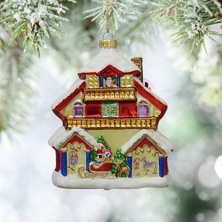 Christmas Tree Ornaments - Figurine Glass from Christmas By Krebs - Handcrafted Hanging Holiday Decor for Trees