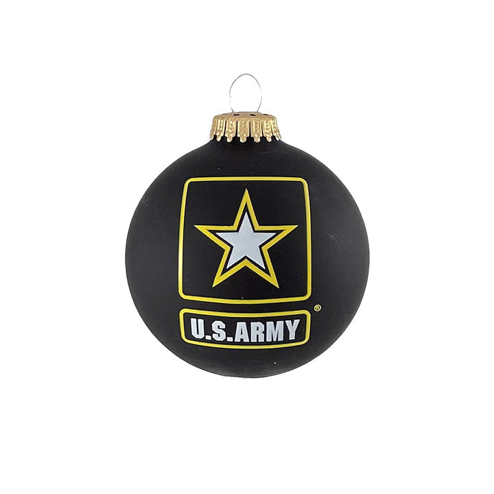 Christmas Tree Ornaments Made in the USA - 80mm / 3.25" Decorated Collectible Glass Balls from Christmas by Krebs - Handmade Hanging Holiday Decorations for Trees