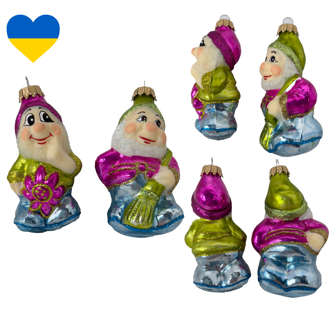 Christmas by Krebs Glass Ukrainian Figurines