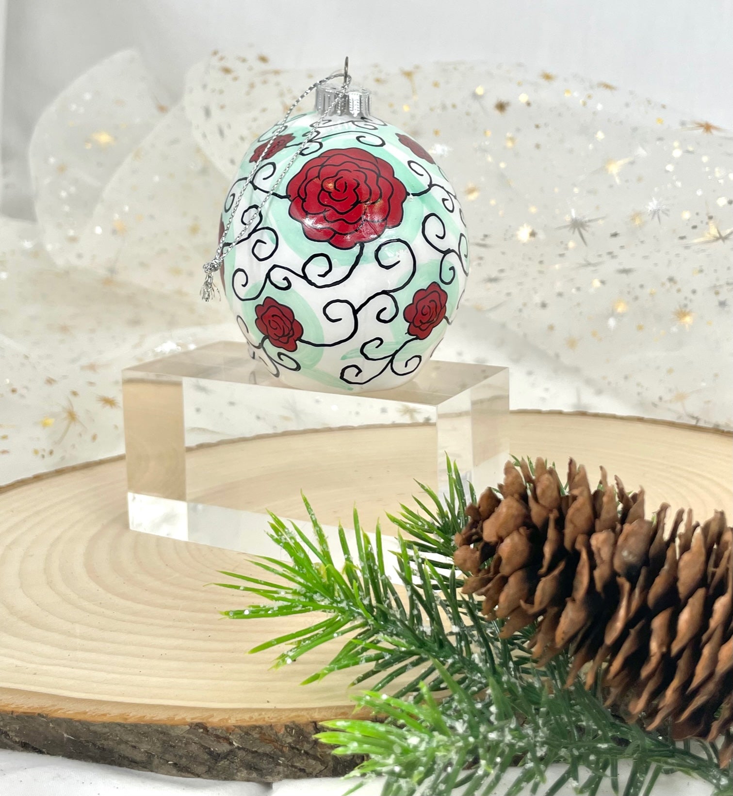 Christmas By Krebs Blown Glass Collectible Tree Ornaments (3.5