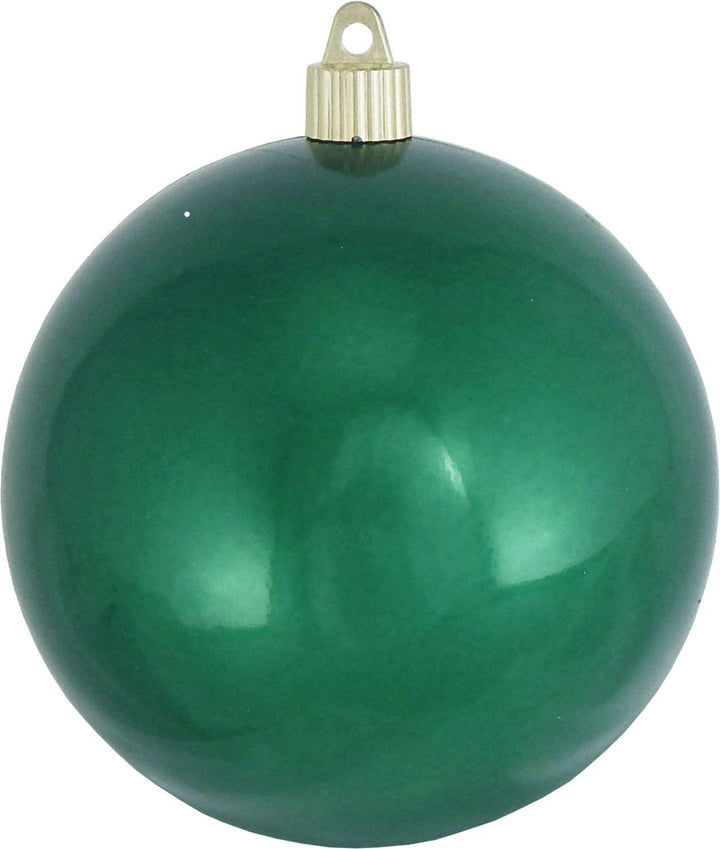 Christmas By Krebs Ornament, Large Commercial Grade Indoor and Outdoor Shatterproof Plastic, UV and Water Resistant Ball Ornament Decorations (Shiny Blarney Green, 4 3/4 inch (120mm))