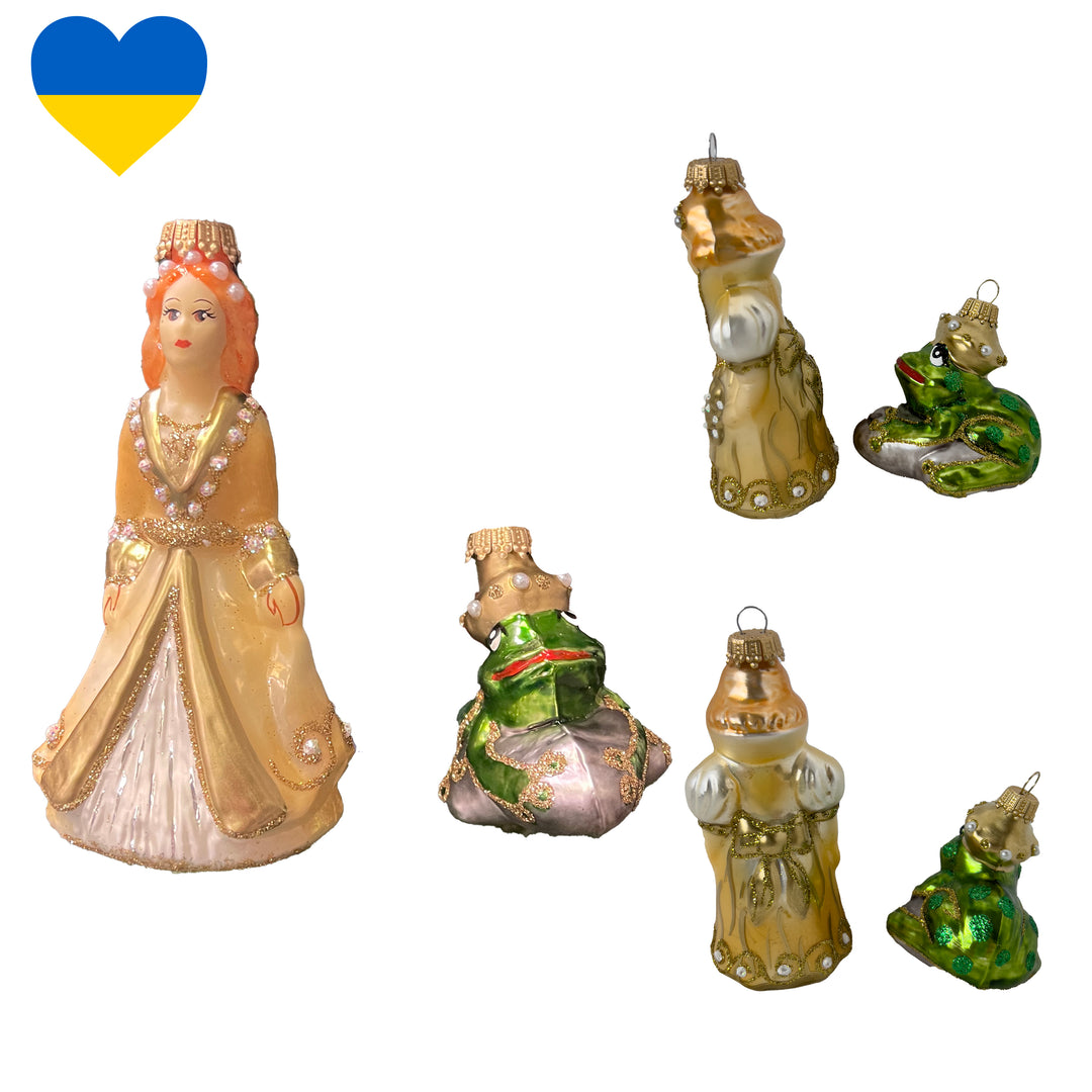 Christmas by Krebs Glass Ukrainian Figurines