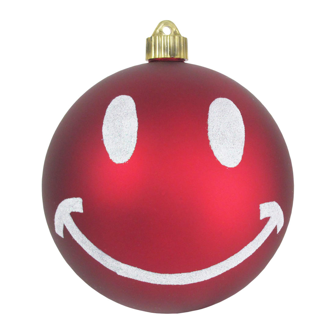 Christmas By Krebs 6" (150mm) Ornament, [2 Pieces], Commercial Grade Indoor and Outdoor Shatterproof Plastic, Water Resistant Decorated Ball Shape Ornament Decorations