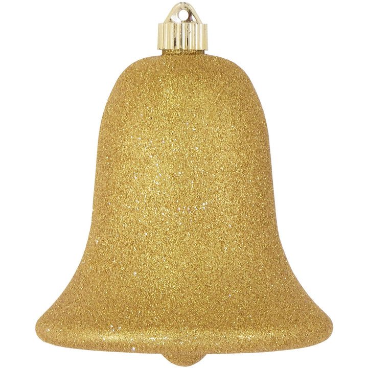 Christmas By Krebs 7" (180mm) Ornament, Commercial Grade Indoor Outdoor Shatterproof Plastic Water Resistant Bell Ornament