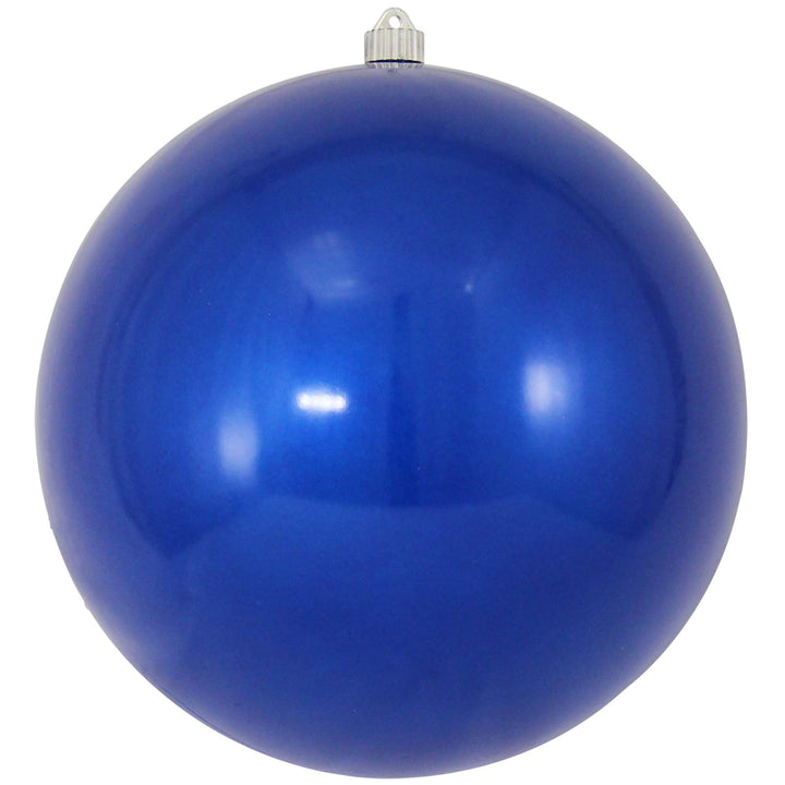 Christmas By Krebs 12" (300mm) Candy Blue [1 Piece] Solid Commercial Grade Indoor and Outdoor Shatterproof Plastic, UV and Water Resistant Ball Ornament Decorations