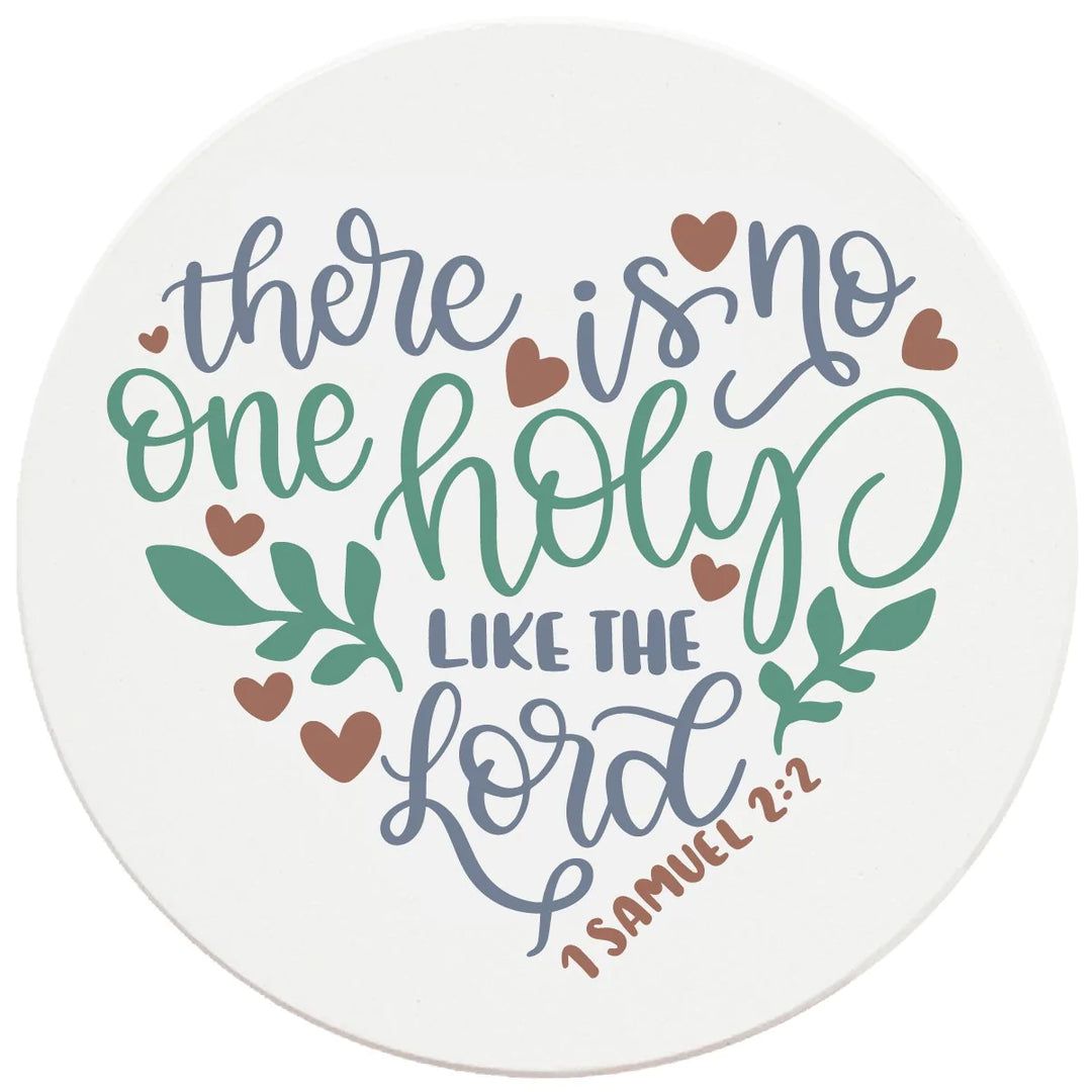 4" Round Ceramic Coasters - No One Holy Like The Lord, 4/Box, 2/Case, 8 Pieces - Christmas by Krebs Wholesale