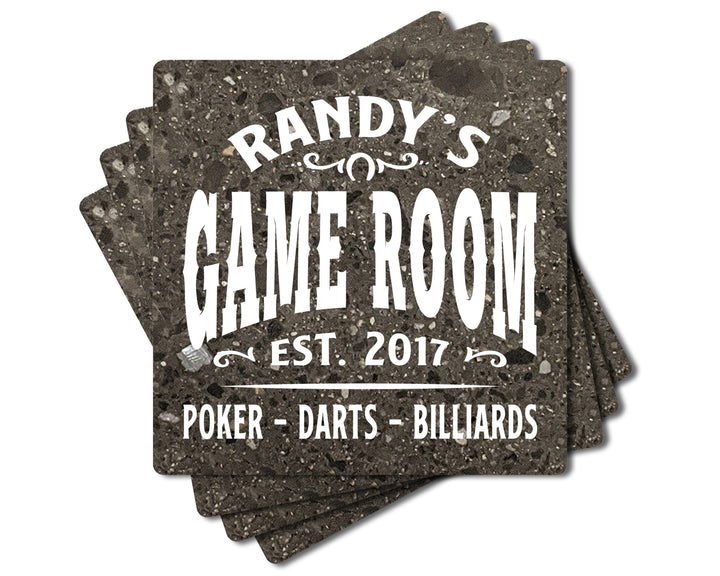 drinks on me coasters game room 