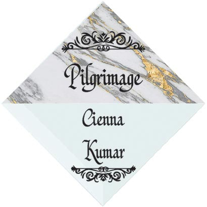3" Personalized "Islam Quote" Glass Diamond Suncatcher with Marble Design
