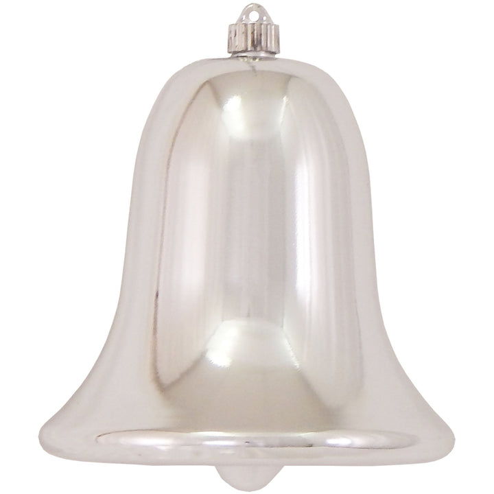 Christmas By Krebs 9" (230mm) Ornament, Commercial Grade Indoor Outdoor Shatterproof Plastic Water Resistant Bell Ornament (Looking Glass)