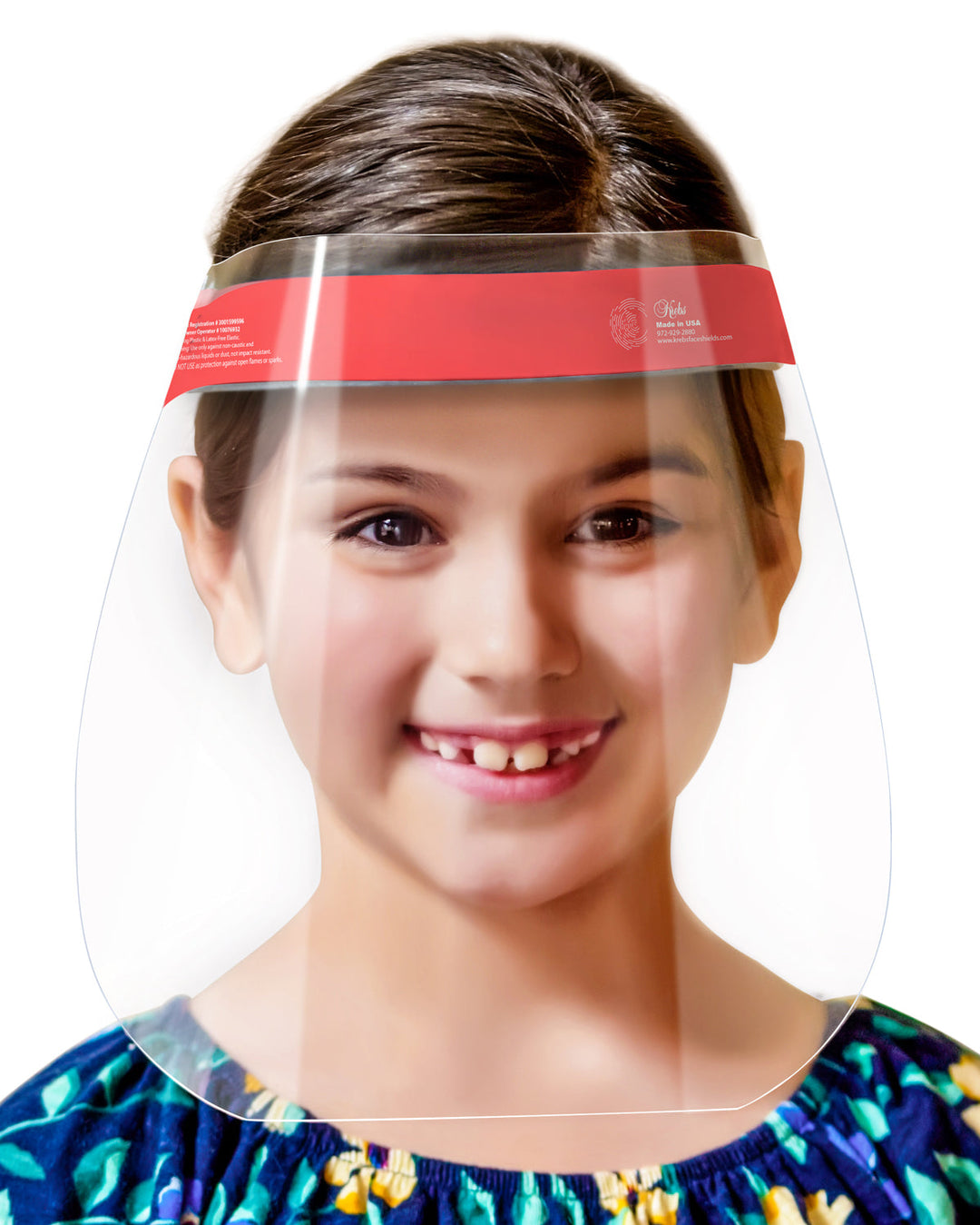 2-Pack Children's Safety Face Shields - Anti-Fog, Anti-Static, Hypoallergenic