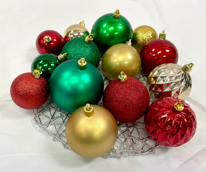 Christmas by Krebs Shatterproof Interior 9 Ft. Garland Decorating Kit - ORNAMENTS ONLY (Traditional)